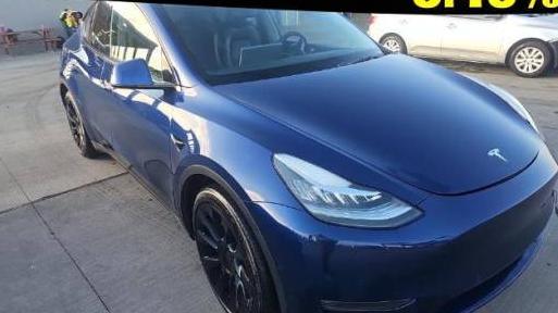 TESLA MODEL Y 2021 5YJYGDEE5MF231705 image